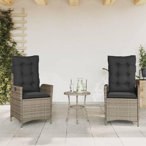 Tuinstoelen 2 st verstelbaar met kussens €239, Tuin en Terras, Tuinmeubel-accessoires, Nieuw, Ophalen of Verzenden