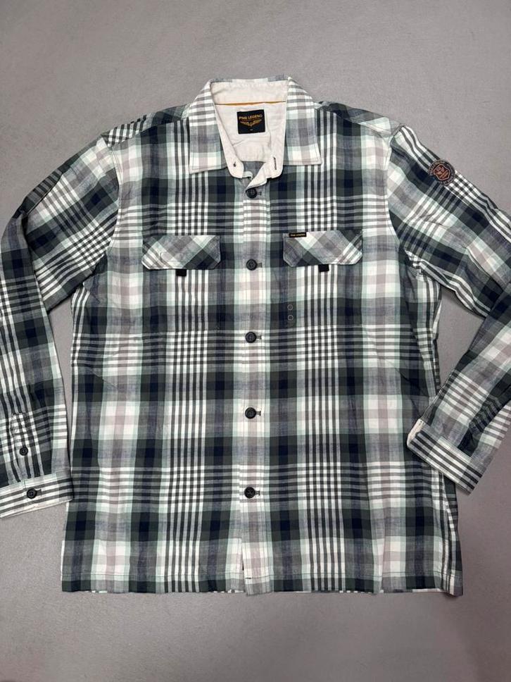 Overhemd ruit PME Legend XXL, Kleding | Heren, Overhemden, Gedragen, Overige halswijdtes, Overige kleuren, Ophalen of Verzenden