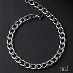 Stalen schakelarmband, Sieraden, Tassen en Uiterlijk, Armbanden, Verzenden, Nieuw, Zilver, Staal