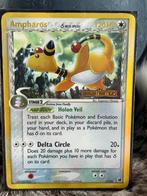 Ampharos Delta Species - Dragon Frontiers, Hobby en Vrije tijd, Verzamelkaartspellen | Pokémon, Ophalen of Verzenden, Gebruikt
