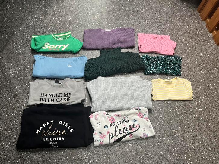 11 delig!! winterpakket maat 134 meisje, Kinderen en Baby's, Kinderkleding | Maat 134, Gebruikt, Meisje, Shirt of Longsleeve, Ophalen of Verzenden