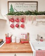 Kris Kringle houten tekstbord voor Kerst, Ophalen, Zo goed als nieuw