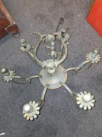 Antieke hang kandelaar met engel op een schommel, Antiek en Kunst, Ophalen, Koper of Brons