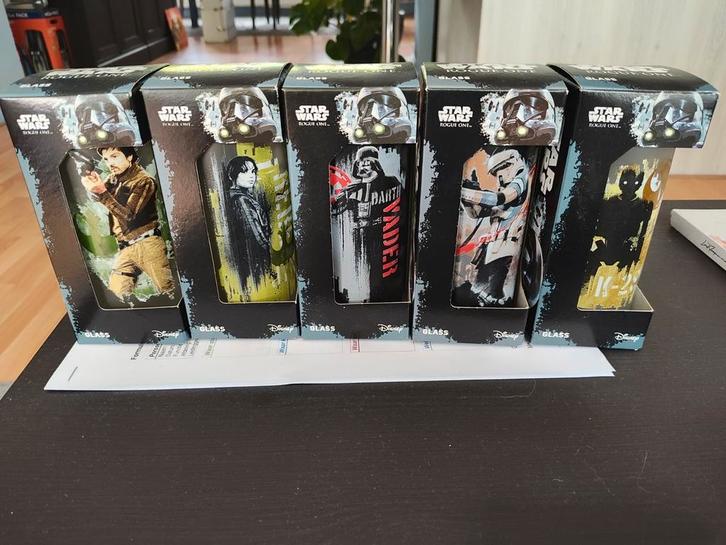 Star Wars Rogue One glazen, Verzamelen, Star Wars, Nieuw, Gebruiksvoorwerp, Ophalen of Verzenden