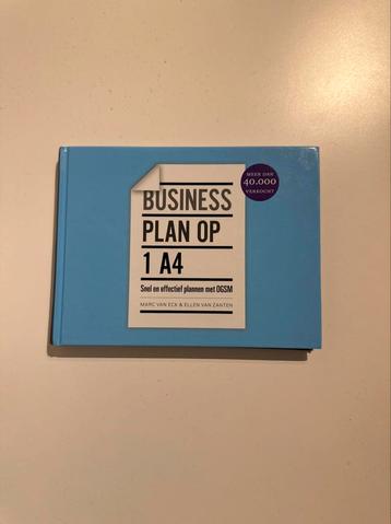 Business plan op 1 A4 beschikbaar voor biedingen