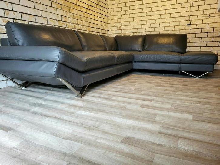 Natuzzi releve hoekbank, Huis en Inrichting, Banken | Bankstellen, Zo goed als nieuw, Hoekbank, Vierpersoons of meer, 250 tot 300 cm