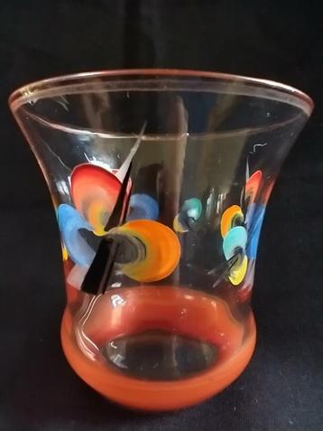 Drinkglas art deco motief beschikbaar voor biedingen