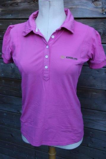 Poloshirt roze Kingsland mt M Vaste prijs beschikbaar voor biedingen