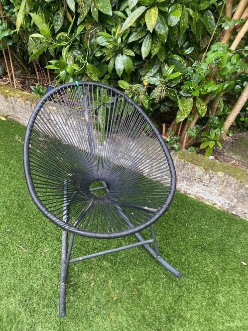 schommelstoel voor buiten, Tuin en Terras, Tuinstoelen, Zo goed als nieuw, Metaal, Ophalen
