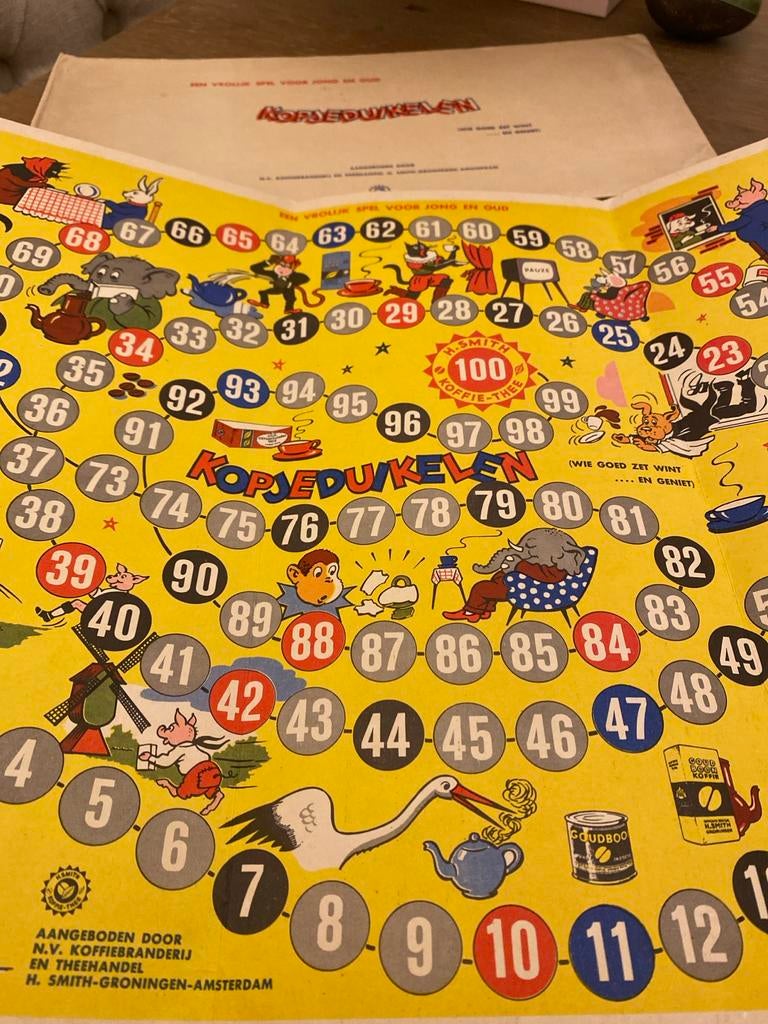 Kopje Duikelen reclame Smith Groningen koffie therBordspel, Ophalen of Verzenden, Gebruikt