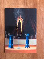 Vintage Circus Ansichtkaart - Slak met brandende hoepel, Ophalen of Verzenden, 1980 tot heden, Ongelopen, Sport en Spel