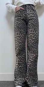 Jeans met panterprint - Seven Sisters XS, Kleding | Dames, Broeken en Pantalons, Bruin, Ophalen of Verzenden, Zo goed als nieuw