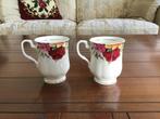 Service Fine Bone China, Rose Garden, Ophalen, Gebruikt, Porselein, Kop en/of schotel