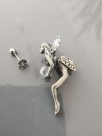 Fantasy oorbel fairy, oorsteker elfje, Pass Thru earpin tin, Overige materialen, Nieuw, Ophalen of Verzenden, Knopjes of Stekers