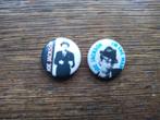 Vintage buttons jaren '80 Joe Jackson, Verzamelen, Speldjes, Pins en Buttons, Ophalen of Verzenden, Zo goed als nieuw