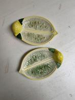 citroen barbotine bordje, Huis en Inrichting, Ophalen of Verzenden, Overige stijlen, Bord(en)