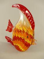 Murano stijl vis kleur H.20cm oranje tinten, Ophalen of Verzenden