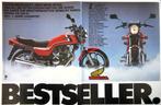 21 vintage advertenties Honda motorfiets 70-85 motor brommer, Ophalen of Verzenden, Zo goed als nieuw, Motoren