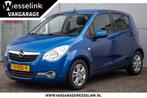Opel Agila 1.2 Edition Automaat | Airco | PDC | All-seasonba, Auto's, Stof, Gebruikt, 4 cilinders, Blauw