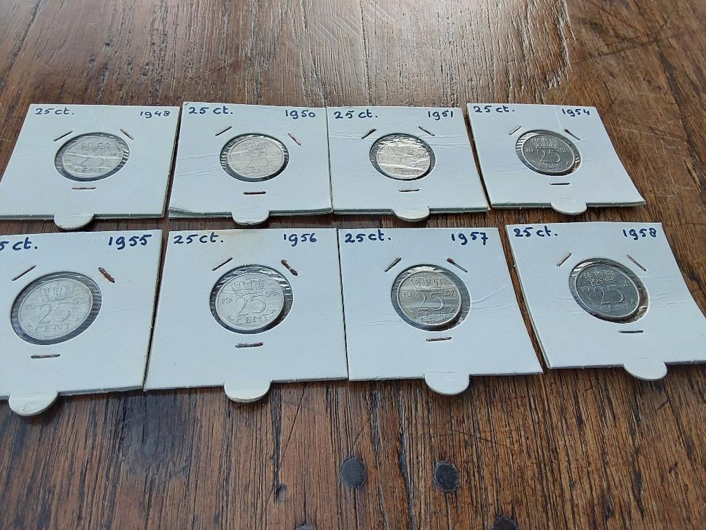 Kwartje, Ophalen of Verzenden, Koningin Beatrix, 25 cent, Losse munt