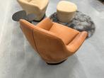 Nieuw Leolux Cantate Fauteuil Danza leer Design draai stoel, Leolux, Nieuw, Ophalen of Verzenden, 50 tot 75 cm