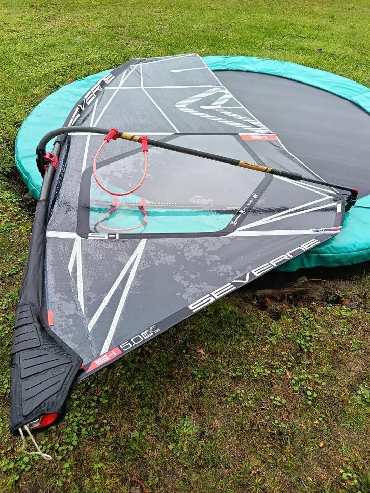 Severne S1 5.0 en 4.4 model 2023, Watersport en Boten, Windsurfen, Gebruikt, Zeil, Met draagtas, Minder dan 5 m², Ophalen of Verzenden