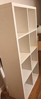 Ikea Kallax 8 Vaks Kast, 30x68x131 Cm, Kleur Wit, Huis en Inrichting, Kasten | Boekenkasten, Gebruikt, 100 tot 150 cm, 25 tot 50 cm