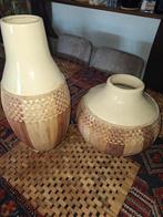 Vasen (retro vintage uitstraling), Ophalen, Zo goed als nieuw, Glas, Minder dan 50 cm