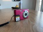 Fuji Finepix J27 roze camera, Gebruikt, Compact, 10 Megapixel, Ophalen of Verzenden