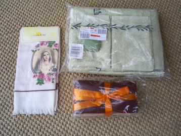 Gastendoekjes handdoeken washandjes en zeep. Nieuw. beschikbaar voor biedingen