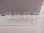 4 kleine cognac glazen, Antiek en Kunst, Ophalen of Verzenden