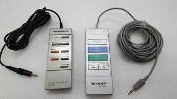 Vintage SHARP & THOMSON Videorecorder Afstandsbediening beschikbaar voor biedingen