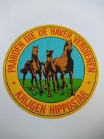 Sticker.  Paarden die de Haver verdienen.  Krijgen Hippostar, Verzamelen, Stickers, Ophalen of Verzenden, Zo goed als nieuw