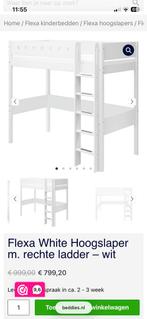 Hoogslaper met bureaublad 210L x 109B x 184H matras 90x200, Huis en Inrichting, Slaapkamer | Stapelbedden en Hoogslapers, Ophalen