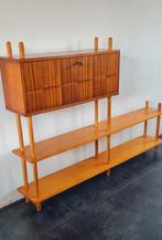 Mooie retro vintage stokkenkast Willem Lutjens, Ophalen, Gebruikt, 25 tot 50 cm, Minder dan 150 cm