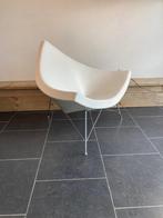 Vitra Coconut Chair , wit leder, Vitra, Leer, Design, 75 tot 100 cm
