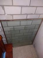 Gratis grote dubbelglas plaat 73 x 90 en 1 enkel glas plaat, Aluminium, Glas, Ophalen