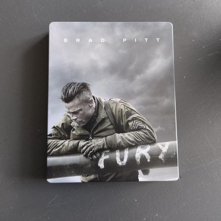 A3-1) Fury - steelcase, Cd's en Dvd's, Blu-ray, Zo goed als nieuw, Ophalen of Verzenden