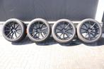 Porsche Vossen Goodyear winterset 5x130 20'' breedset, Gebruikt, 285 mm, Banden en Velgen, Personenwagen