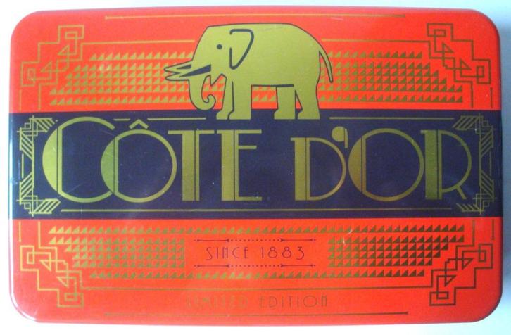 Mooi blik Côte d'Or Limited Edition in heel goede staat, 22, Verzamelen, Blikken, Zo goed als nieuw, Overige, Ophalen of Verzenden