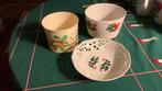 3 kerst schaaltjes, Tupperware, brocante, Ophalen of Verzenden, Zo goed als nieuw