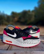 Nike air max 1 print fireberry 2014 og eu38.5 liberty floral, Verzenden, Zo goed als nieuw, Roze, Sneakers of Gympen