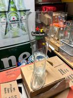 Heineken laars, glazen, met oude logo, Verzamelen, Ophalen, Zo goed als nieuw, Bierglas