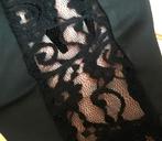 Nieuwe Zwarte legging met kant inzet langs de zijkant -Mt 44, Zwart, Ophalen of Verzenden, Lang, Legging met kant