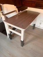 Flexa bureau whitewash -, Ophalen, In hoogte verstelbaar, Gebruikt, Bureau