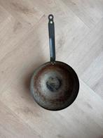 De Buyer Wokpan, Gebruikt, Gietijzer, Ophalen of Verzenden, Keramische plaat