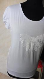 SHIRT VAN SCEE BY TWINSET NIEUW, Maat 38/40 (M), Verzenden, Wit, Zo goed als nieuw
