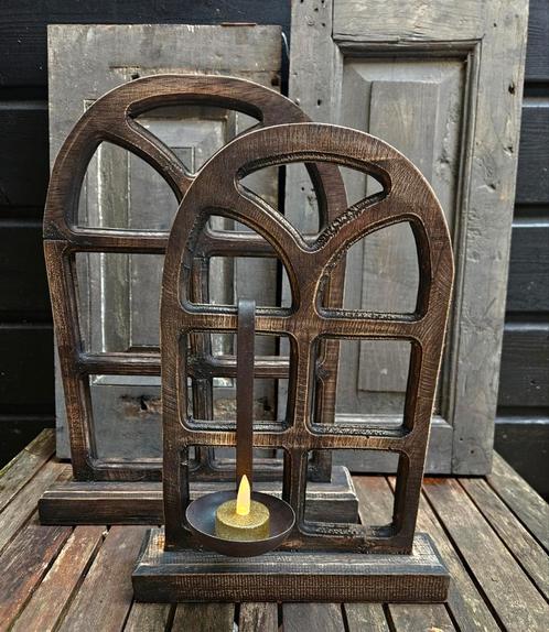 Houten raamluik in 2 maten, Huis en Inrichting, Woonaccessoires | Overige, Nieuw, Ophalen of Verzenden