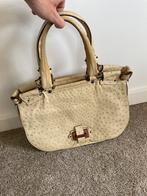 Salvatore Ferragamo designer handtas - struisvogel leer, Sieraden, Tassen en Uiterlijk, Tassen | Damestassen, Ophalen of Verzenden