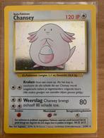 Chansey 3/102 base set NL, Verzenden, Zo goed als nieuw, Losse kaart, Foil